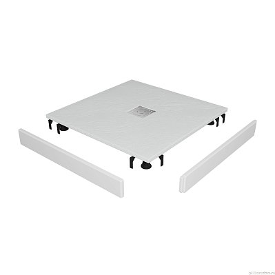 RGW Stone Tray 16152099-01K Душевой поддон квадратный ST-W Белый (Комплект)