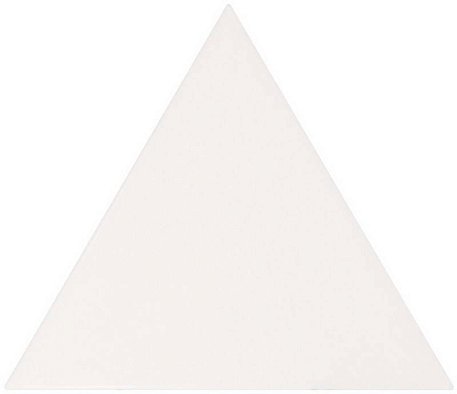 Equipe Scale 23811 Triangolo White Matt Настенная плитка 10,8x12,4 см
