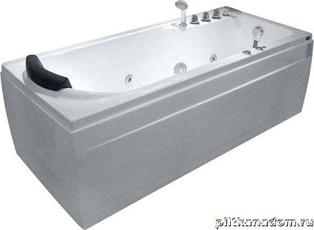 Gemy G9006-1,7 B  Гидромассажная ванна, левая 170х75