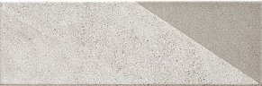 Tubadzin Bellante Bar grey geo Настенная плитка 23,7х7,8 см