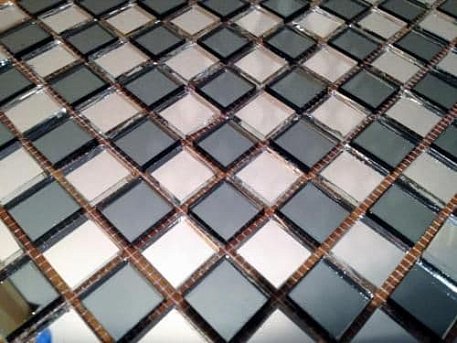 Vivere Deco SD20-5 Мозаика серебро-графит 30,6x30,6 (2х2)