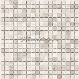 Caramelle Pietrine 7 мм Travertino Silver Pol Мозаика 30,5х30,5х0,7 (1,5х1,5) см