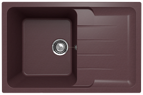 Ulgran Quartz Gerda 780-06 трюфель Мойка кухонная 51х22