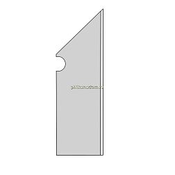 Fap Ceramiche Milano & Floor Grigio Battiscopa Sagomato DX Satin Плинтус 7,2x30 см