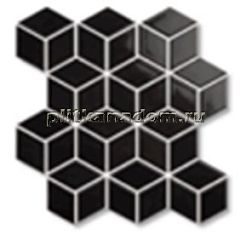 Bonaparte Керамическая мозаика Landa Black Matt 26,7х30,9 (4,8х4,8)