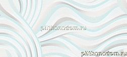 Cersanit Tiffany Blue (TV2G051) Вставка волна белый 20x44 см