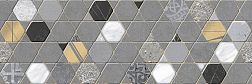 Colortile Cemento Ash Crystal Dec Настенная плитка 30х90 см