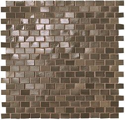 Fap Ceramiche Brickell Brown Brick Mosaico Gloss Мозаика 30x30 см